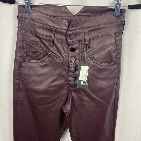 Kut From the Kloth Connie High Rise Double Waistband Jeans Acai Wash - Size 2 - Picture 4 of 15